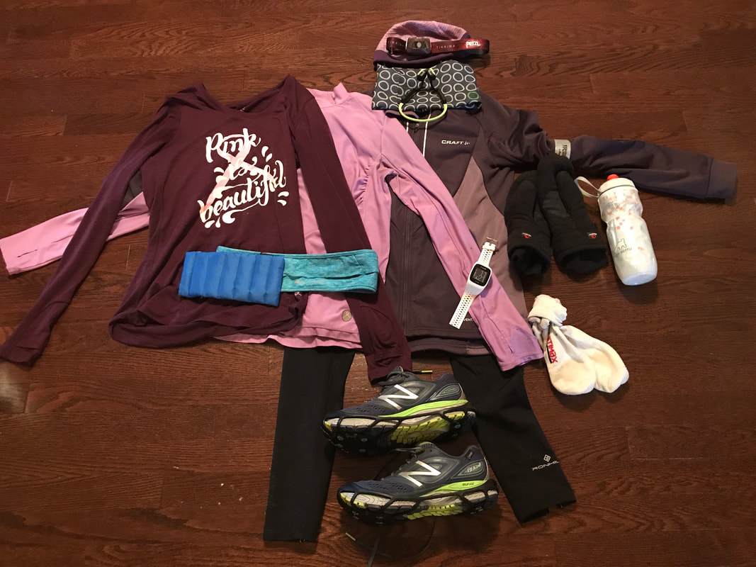 Cold weather running clothes and gear